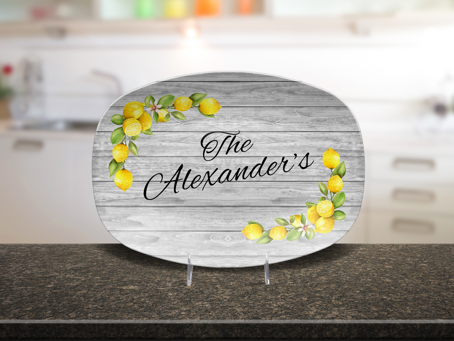 Lemon Deco Kitchen Platter