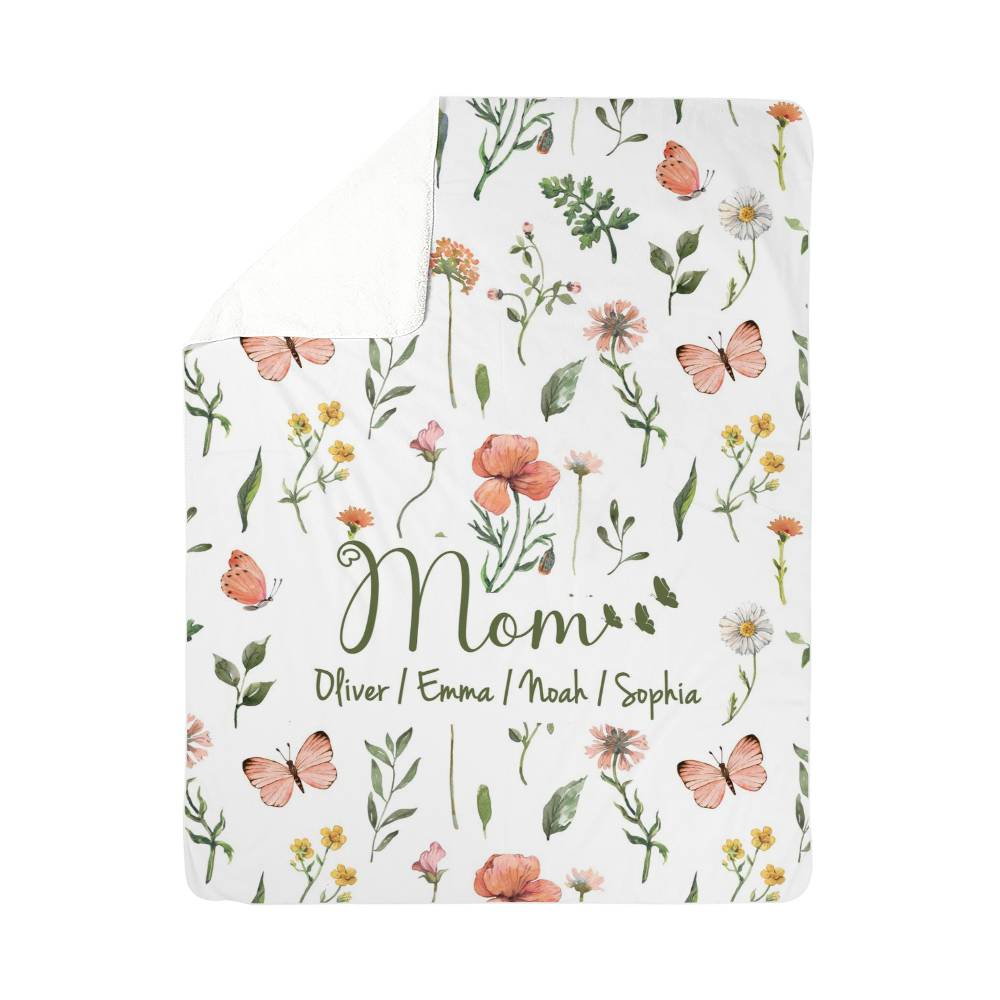 Sherpa Fleece and Mink Touch Fleece Blanket