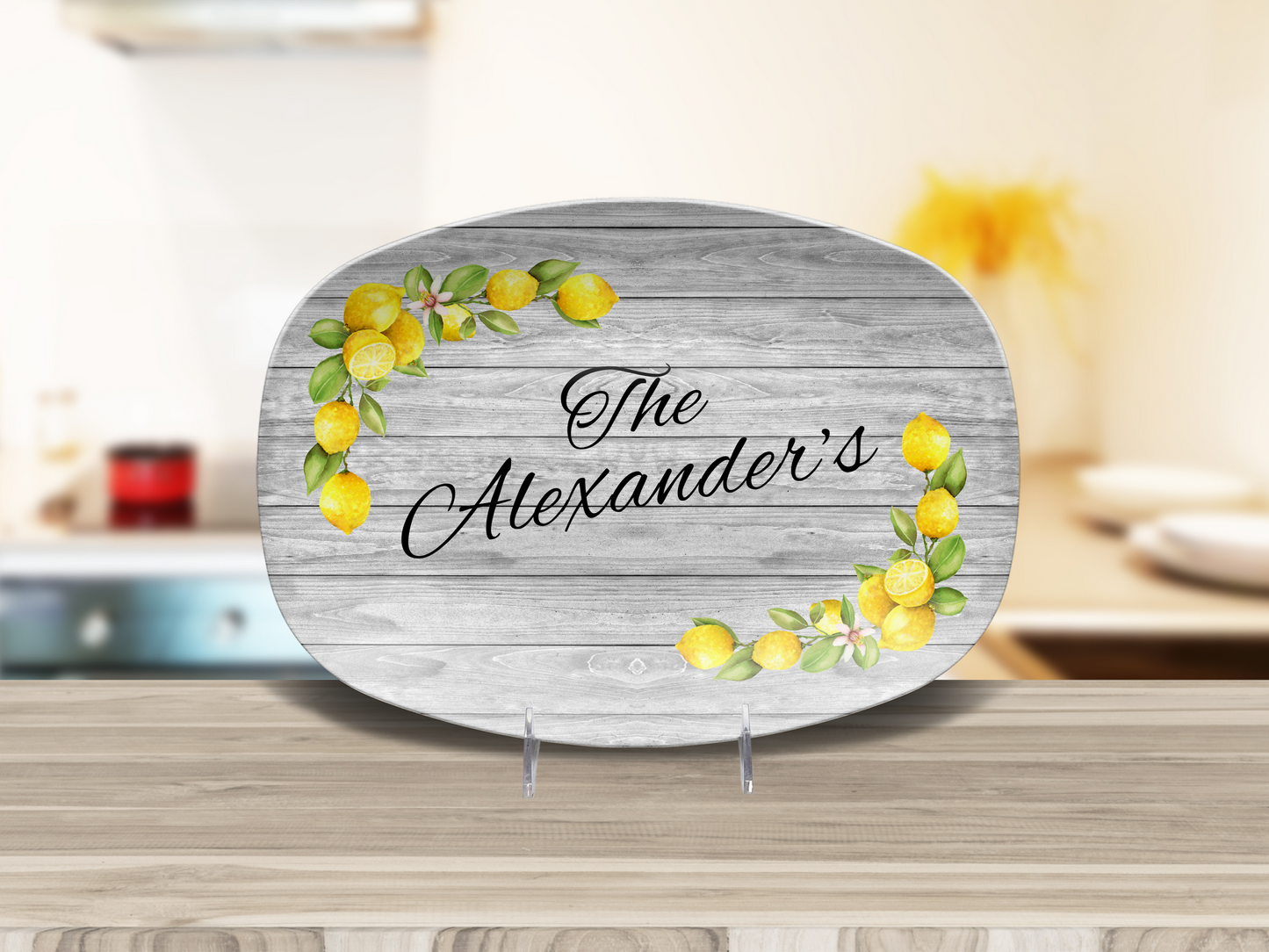 Lemon Deco Kitchen Platter