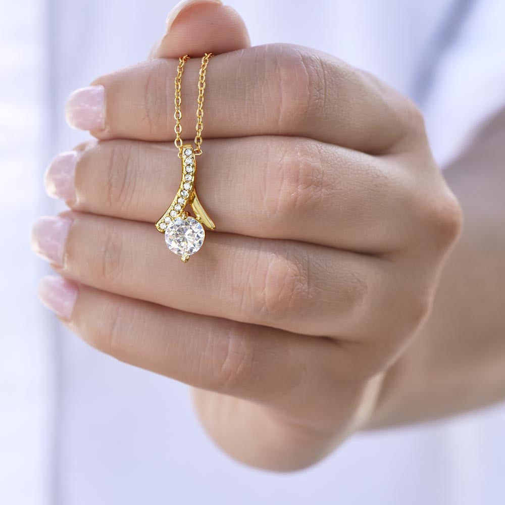 Alluring Beauty Necklace/ The Day I Met You I Always Wanted To Hug You