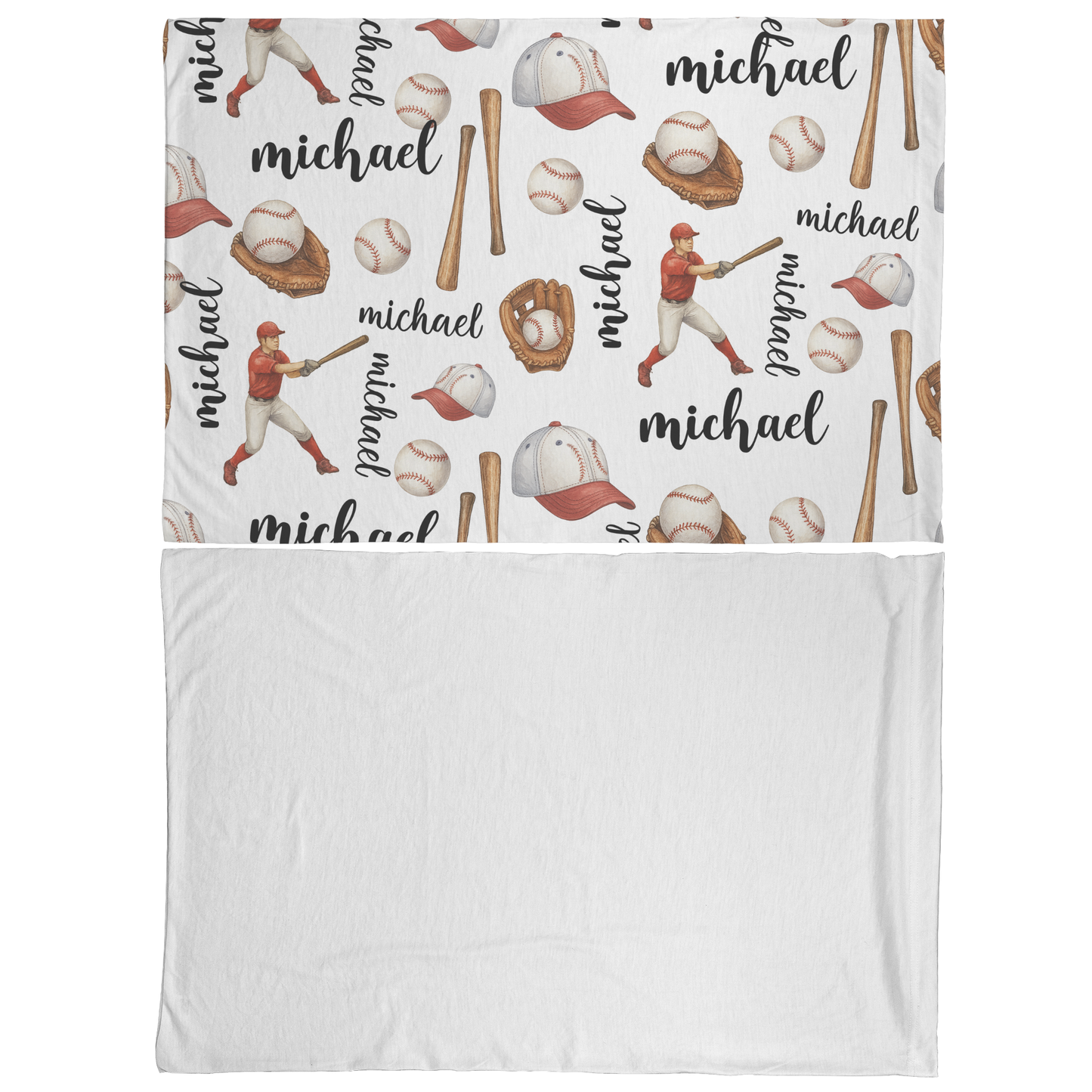 Baseball Blanket: Fleece/Sherpa