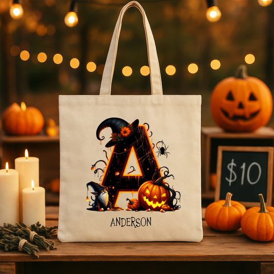 Personalized Gnome Halloween Monogram Coffee Mugs And Tote
