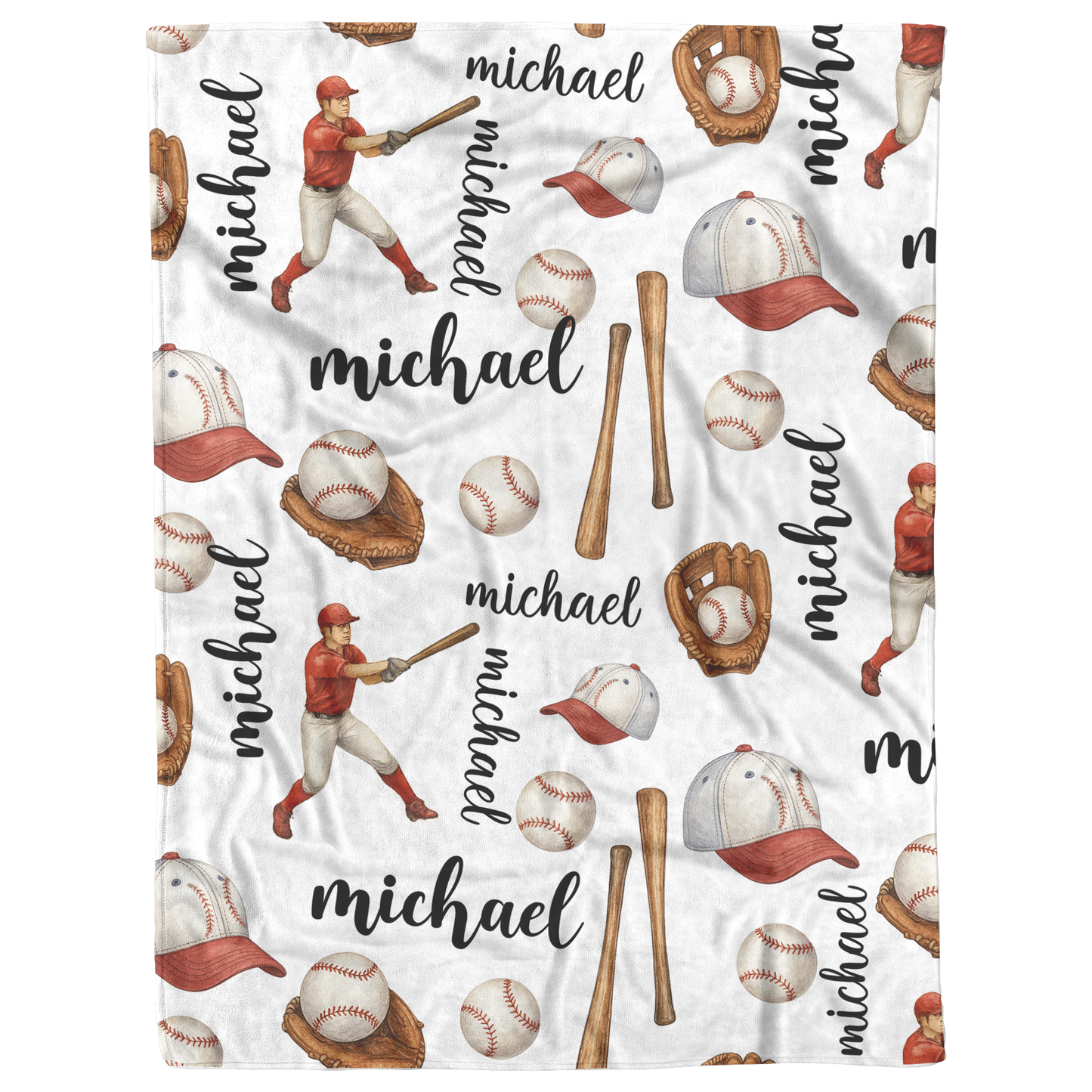 Baseball Blanket: Fleece/Sherpa