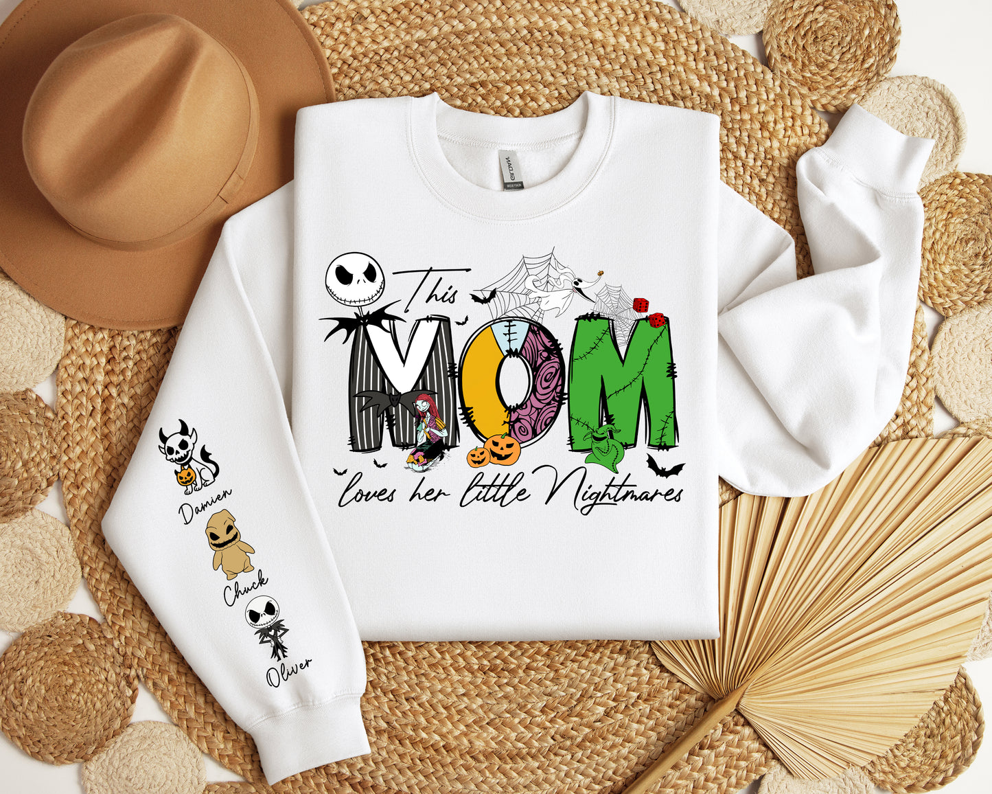 Personalized Halloween Crewneck Sweatshirt