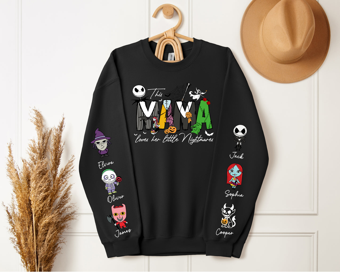 Personalized Halloween Crewneck Sweatshirt