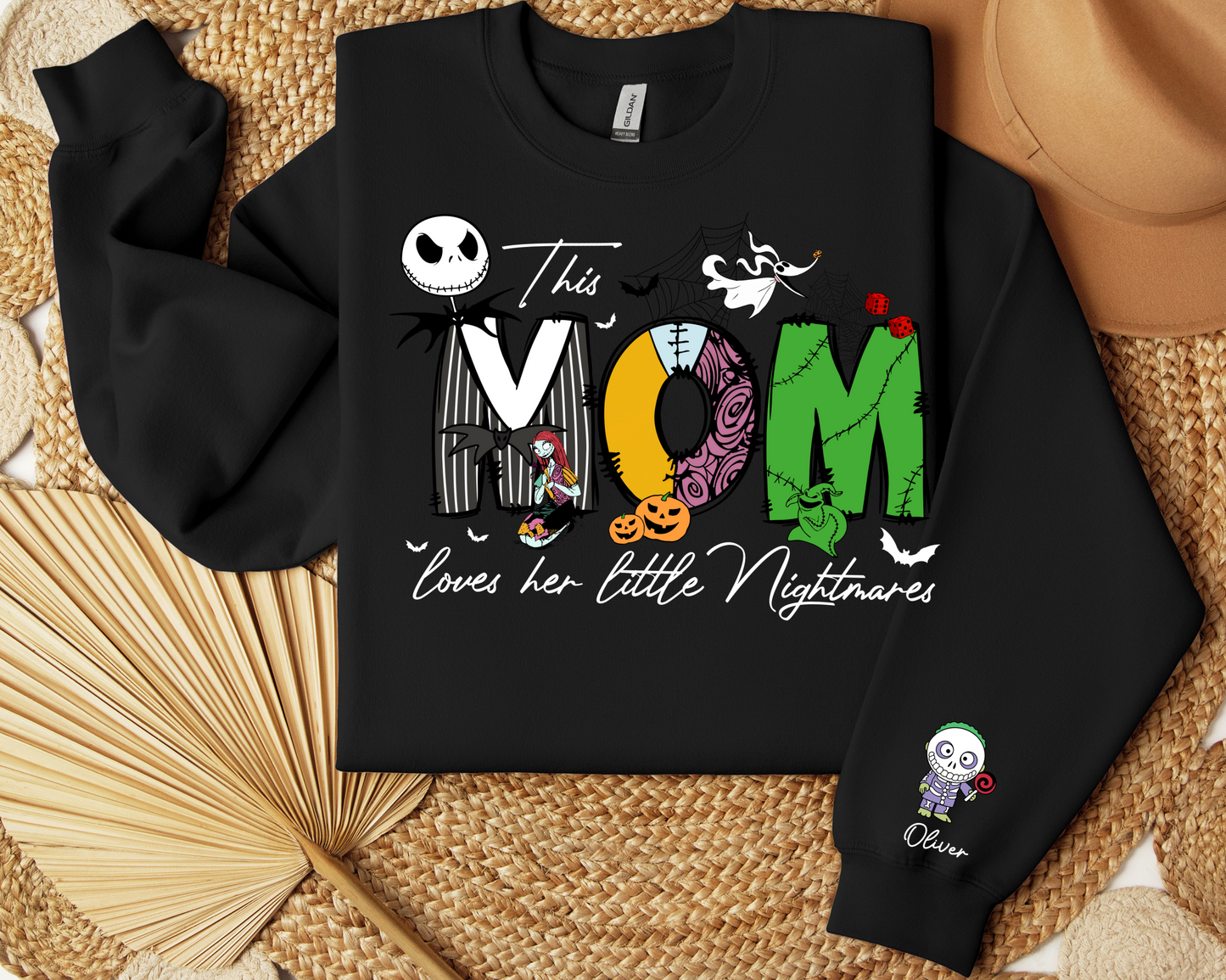 Personalized Halloween Crewneck Sweatshirt