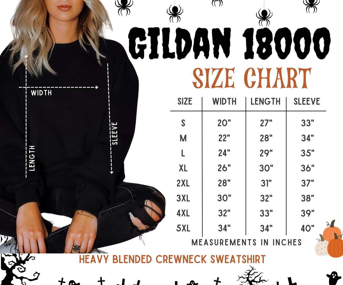 Personalized Halloween Crewneck Sweatshirt