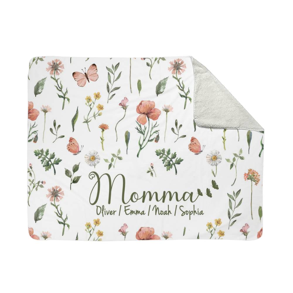 Sherpa Fleece and Mink Touch Fleece Blanket