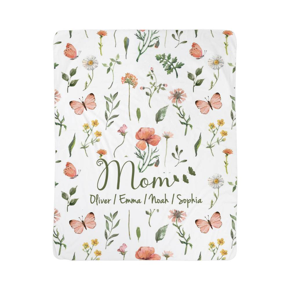 Sherpa Fleece and Mink Touch Fleece Blanket