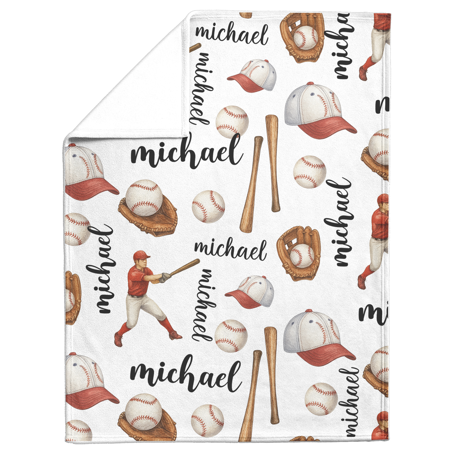 Baseball Blanket: Fleece/Sherpa