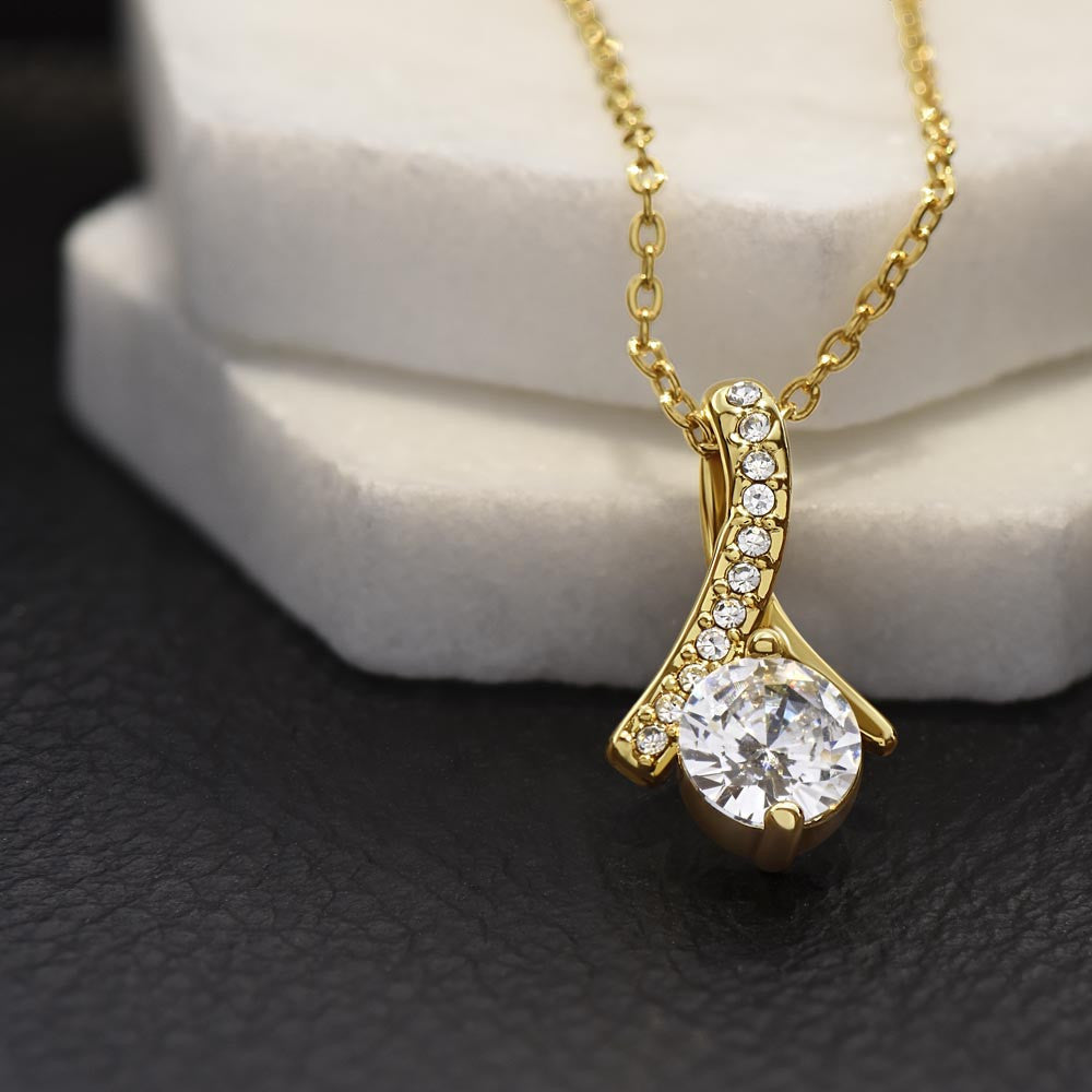 Alluring Beauty Necklace/ The Day I Met You I Always Wanted To Hug You