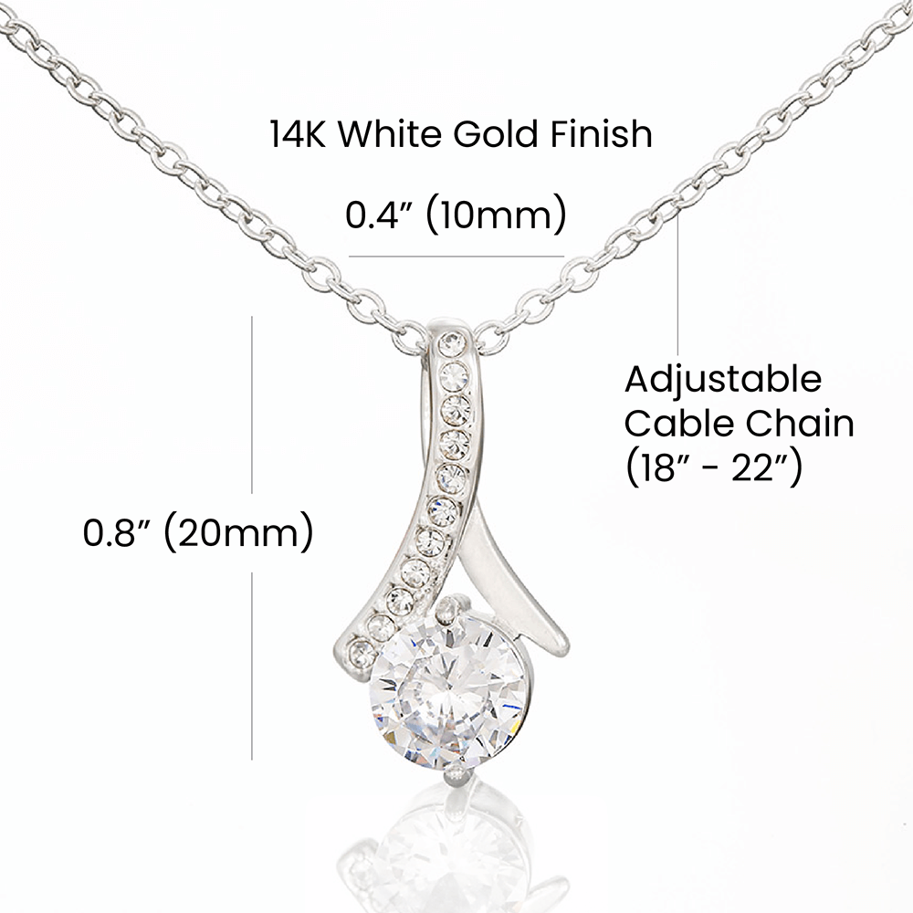 Alluring Beauty Necklace/ The Day I Met You I Always Wanted To Hug You