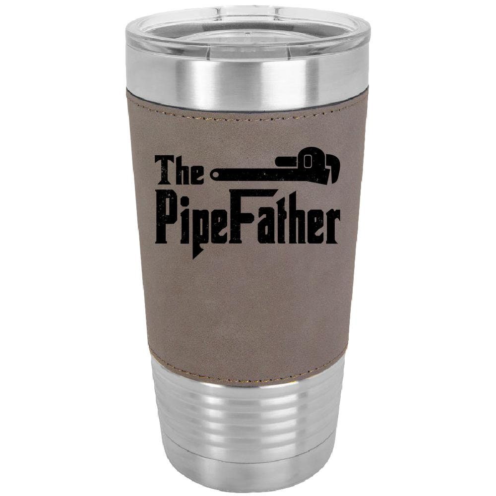 The Pipe Father 20 oz. Laserable Leatherette Polar Camel Tumbler
