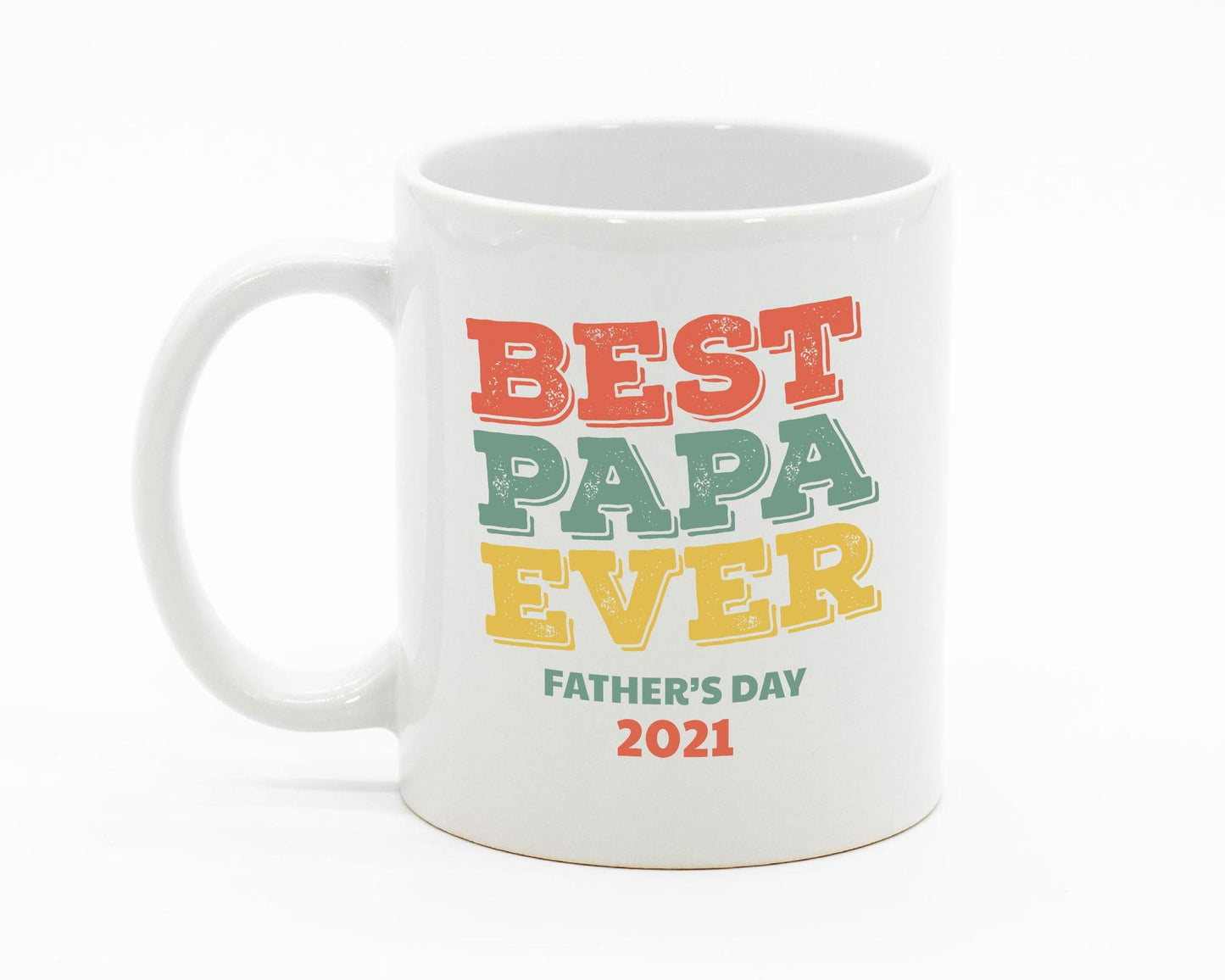 Personalized Best Papa Ever/White Mug/Father's Day Gift