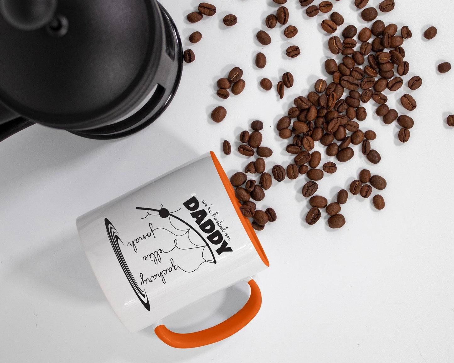 Personalized Hooked On Daddy Fisherman Gift/ Personalized With Kids Names/ Christmas/ Birthday/ Father's Day Gift/ Fishing Dad Gift