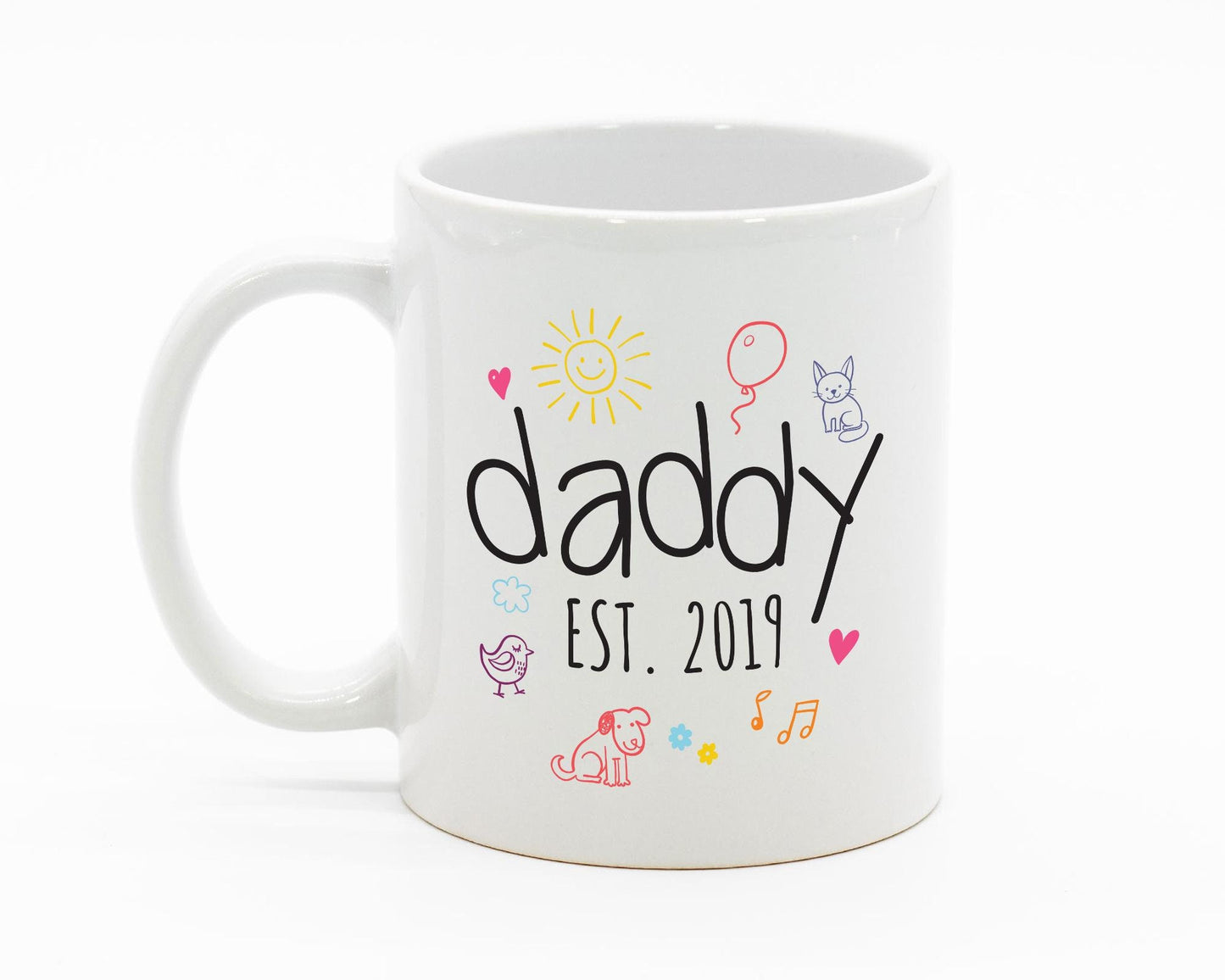 Personalized Established Daddy/Official Dad Now/White Mug/Father's Day Mug