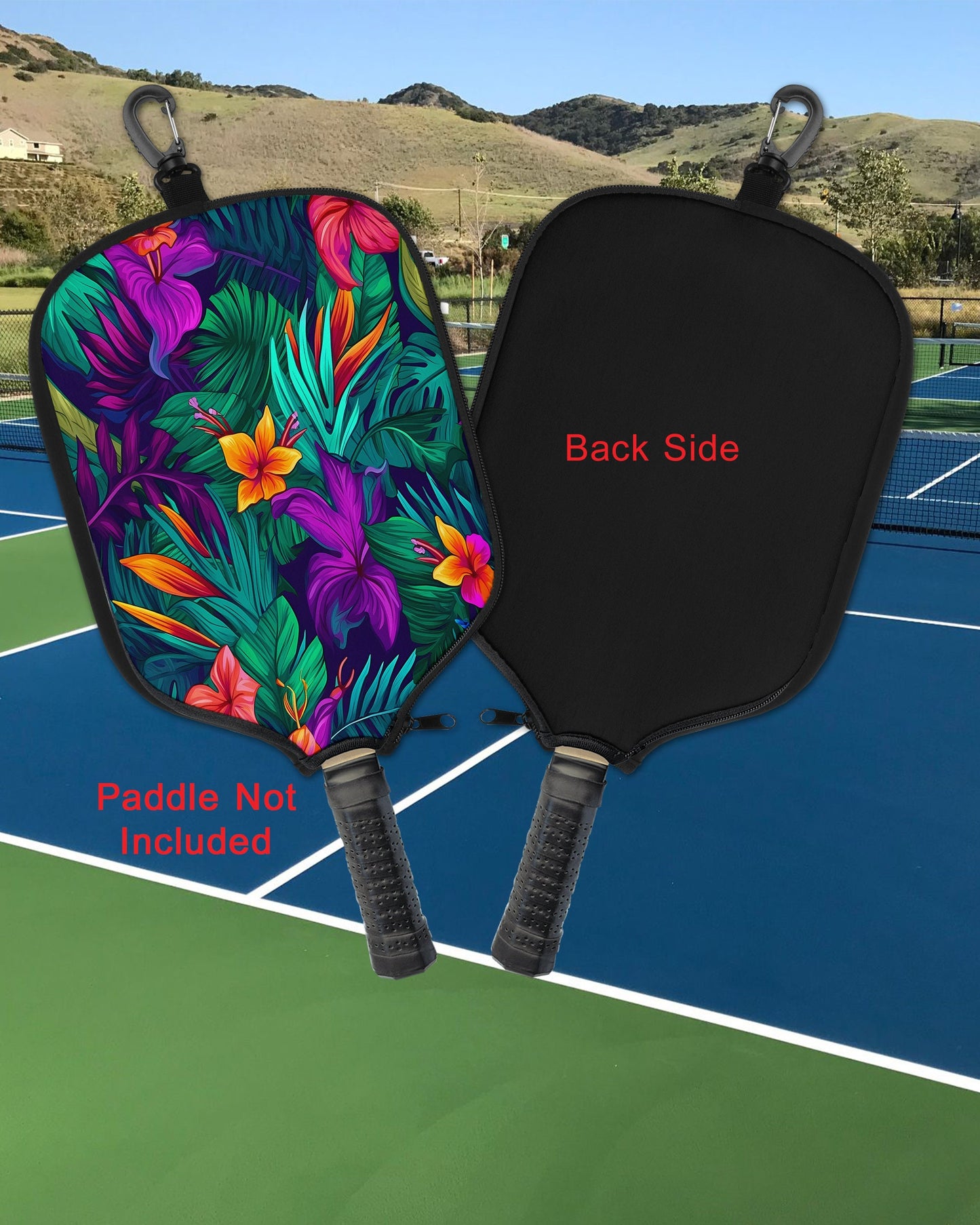 Tropical Floral Pickleball Cover/ Put Your Favorite Design On A Pickleball Cover/ Mom Pickleball Gift/ Birthday Gift/ Beach Pickleball Gift