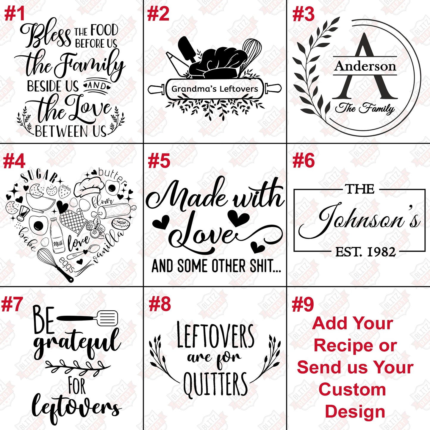 Personalized Glass Containers