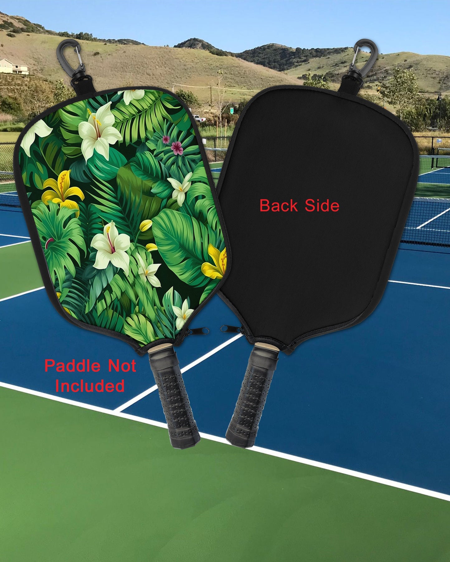Tropical Floral Pickleball Cover/ Put Your Favorite Design On A Pickleball Cover/ Mom Pickleball Gift/ Birthday Gift/ Beach Pickleball Gift