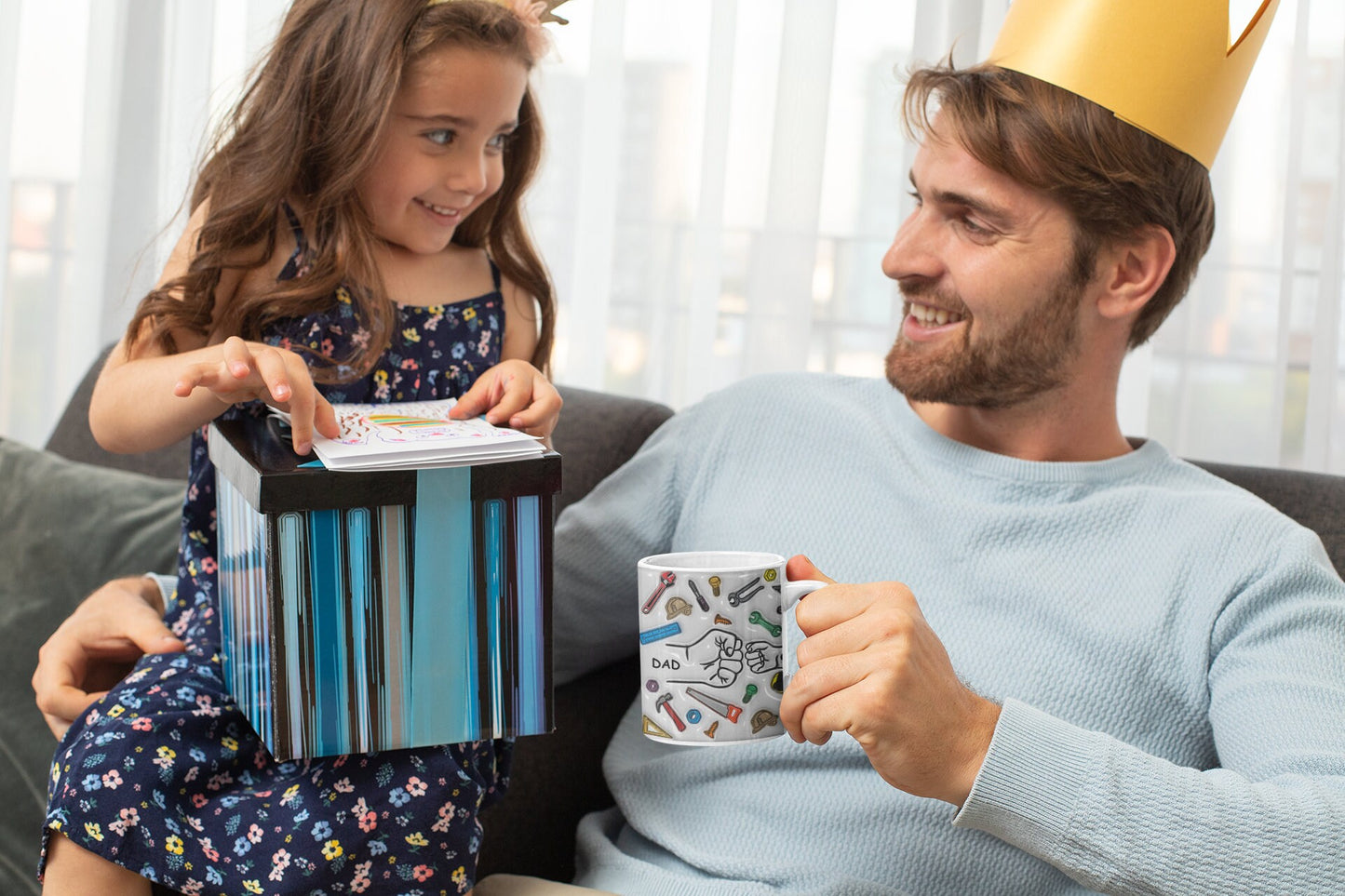 Personalized Dad Fist Bump Mug, Carpenter Gift, Construction Worker Mug, Dad Birthday Gift, Handyman, Jack of All Trades Gift for Father