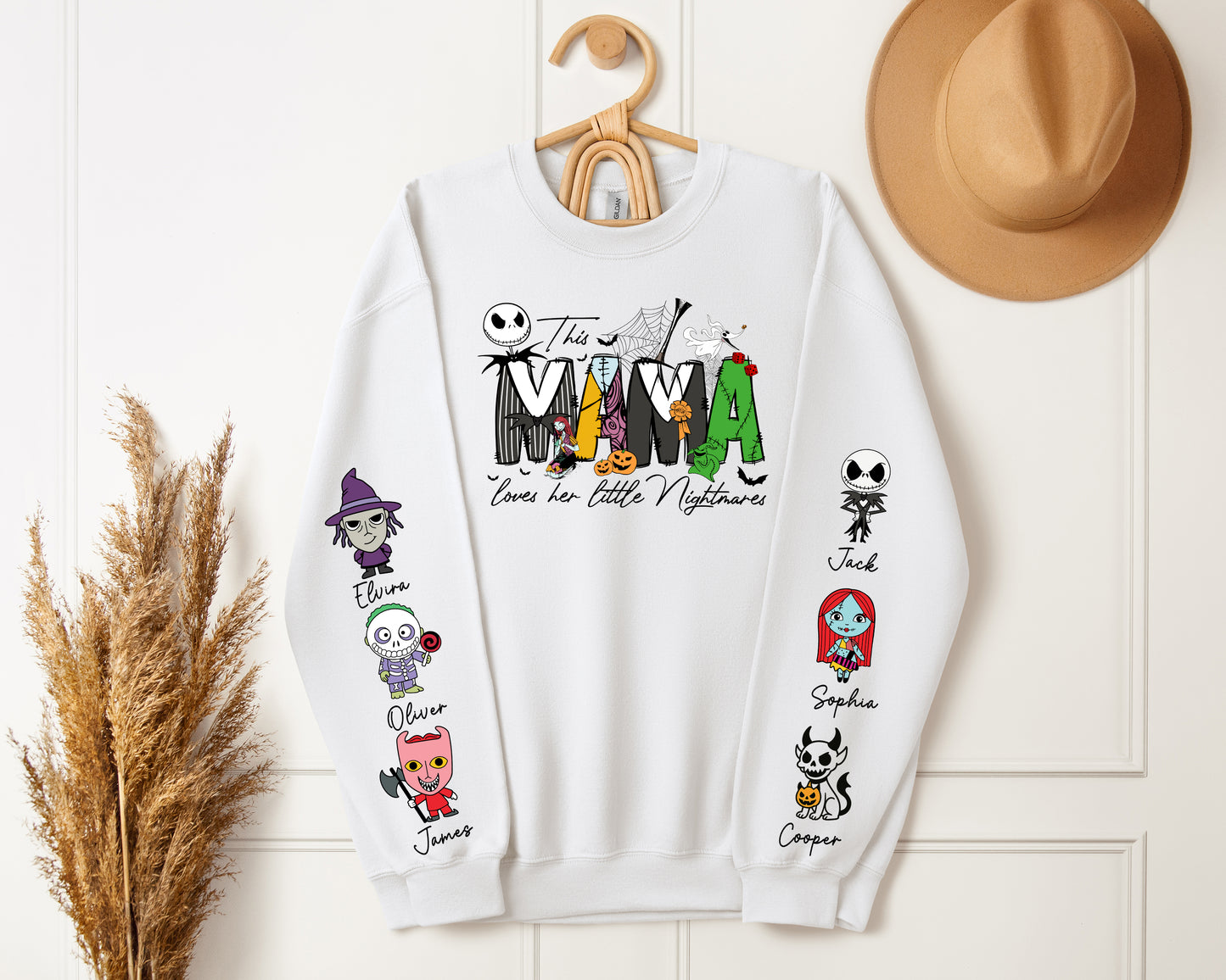 Personalized Halloween Crewneck Sweatshirt