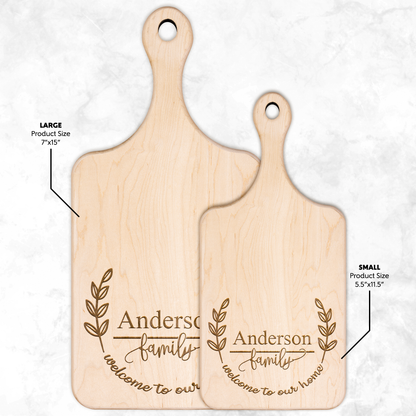 Custom Hardwood Cutting Board - Personalized Gift