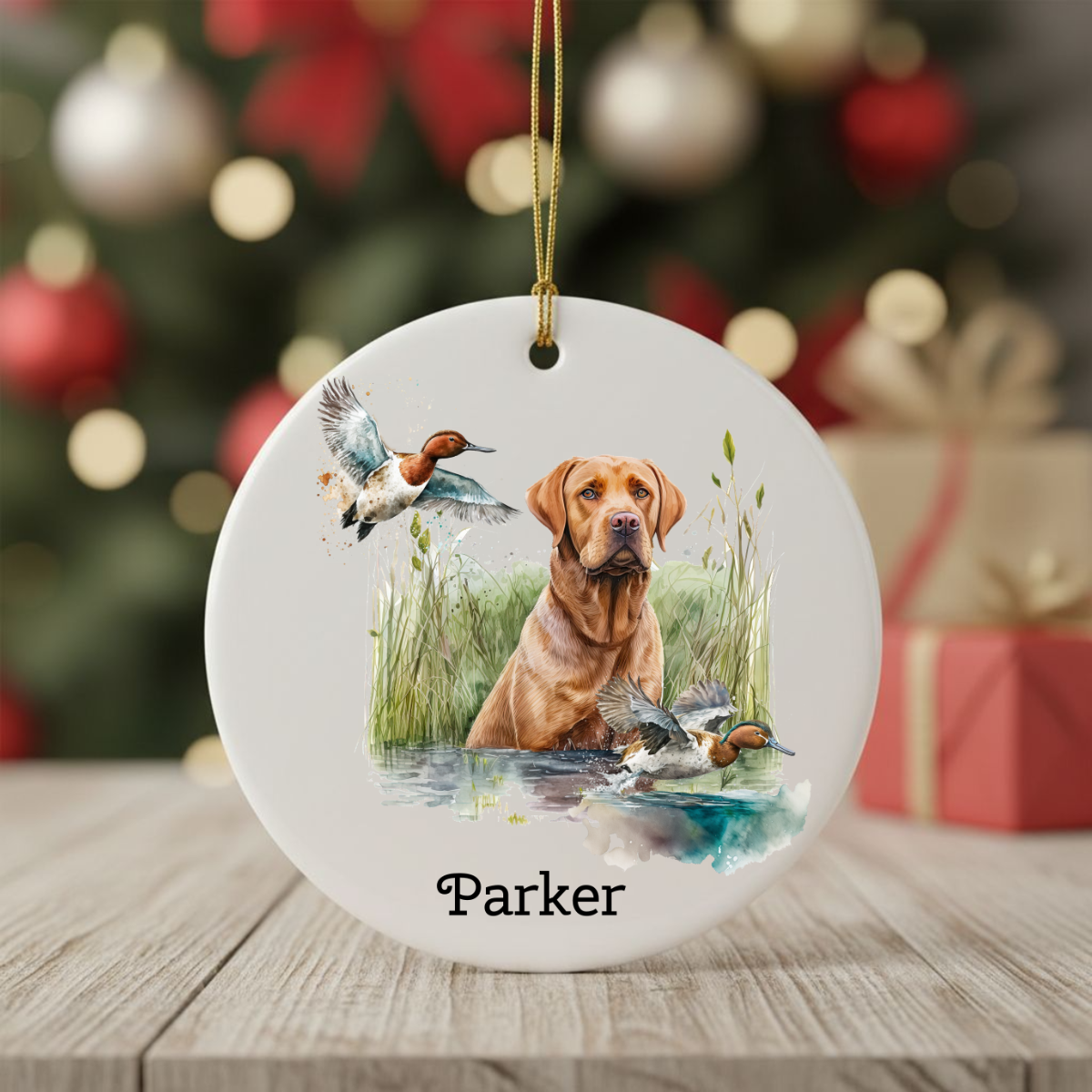 Personalized Dog Ornament - Holiday Gift