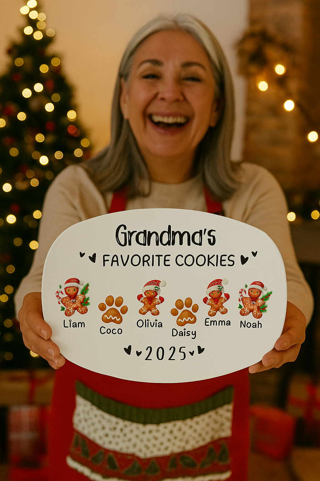 Personalized Grandma's Favorite Cookies Plate