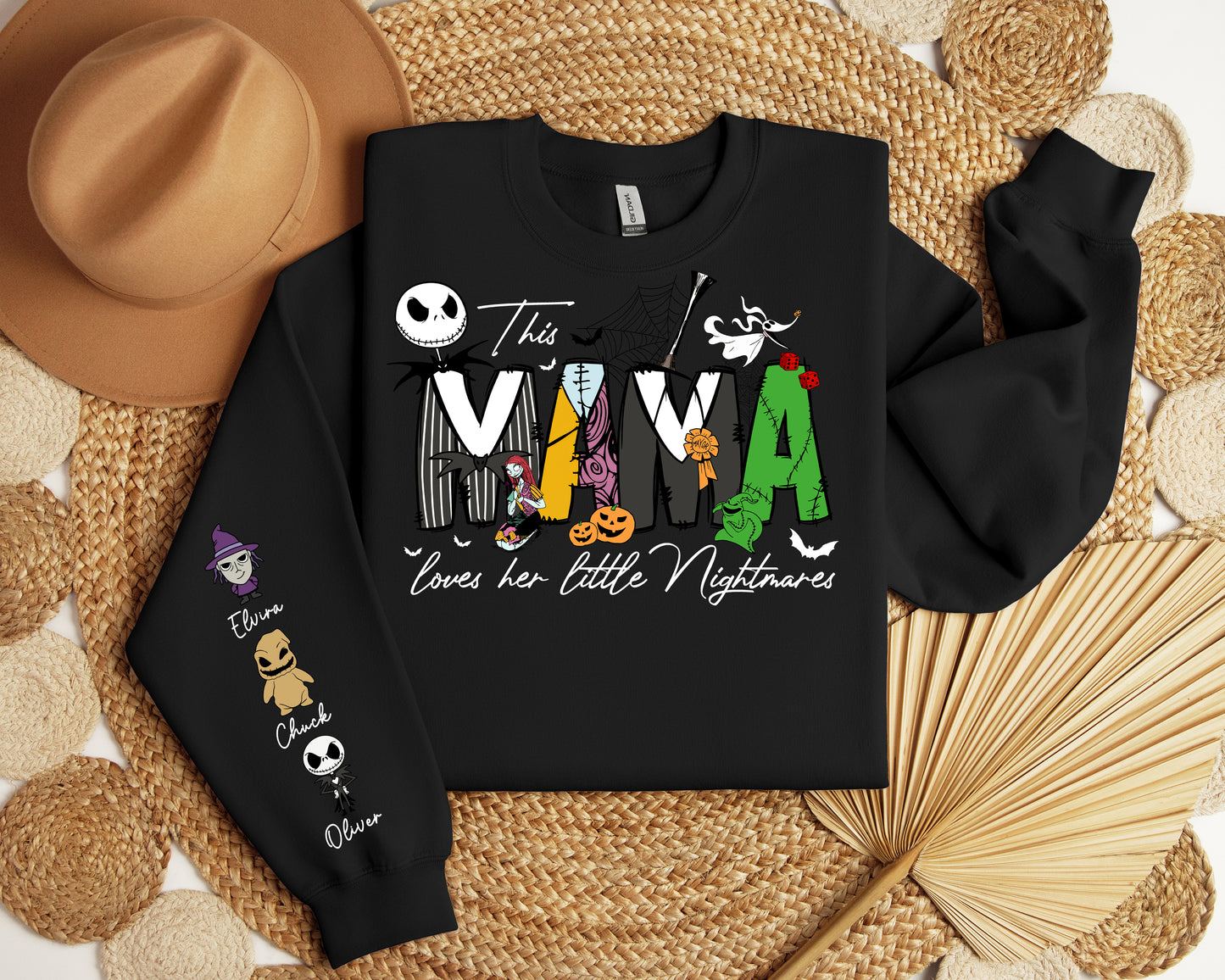 Personalized Halloween Crewneck Sweatshirt