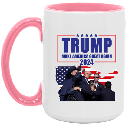 Trump Assassination Attempt Coffee Mug, Make America Great Again, Trump 2024 mug, Donald Trump President Mug, Conservative Mug, Election 24