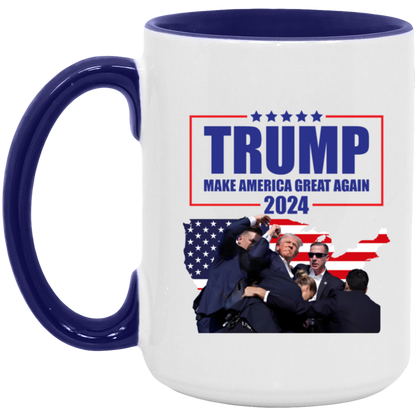 Trump Assassination Attempt Coffee Mug, Make America Great Again, Trump 2024 mug, Donald Trump President Mug, Conservative Mug, Election 24