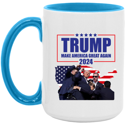 Trump Assassination Attempt Coffee Mug, Make America Great Again, Trump 2024 mug, Donald Trump President Mug, Conservative Mug, Election 24