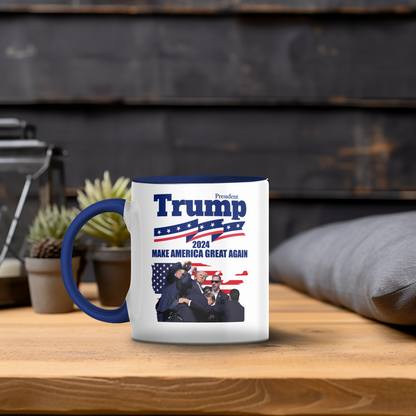 Trump Assassination Attempt Coffee Mug, Make America Great Again, Trump 2024 mug, Donald Trump President Mug, Conservative Mug, Election 24