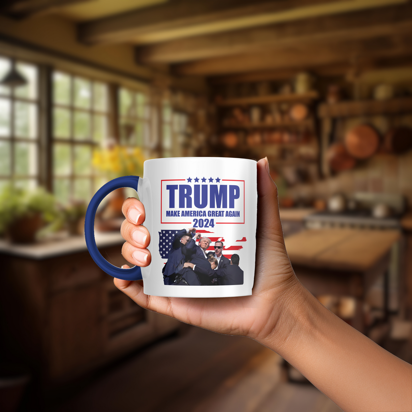 Trump Assassination Attempt Coffee Mug, Make America Great Again, Trump 2024 mug, Donald Trump President Mug, Conservative Mug, Election 24