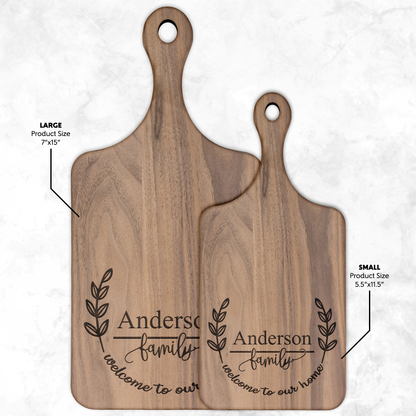 Custom Hardwood Cutting Board - Personalized Gift