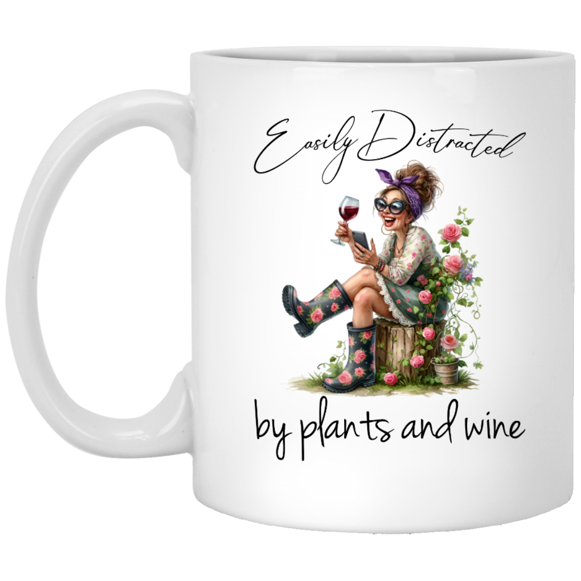 Easily Distracted By Plants And Wine