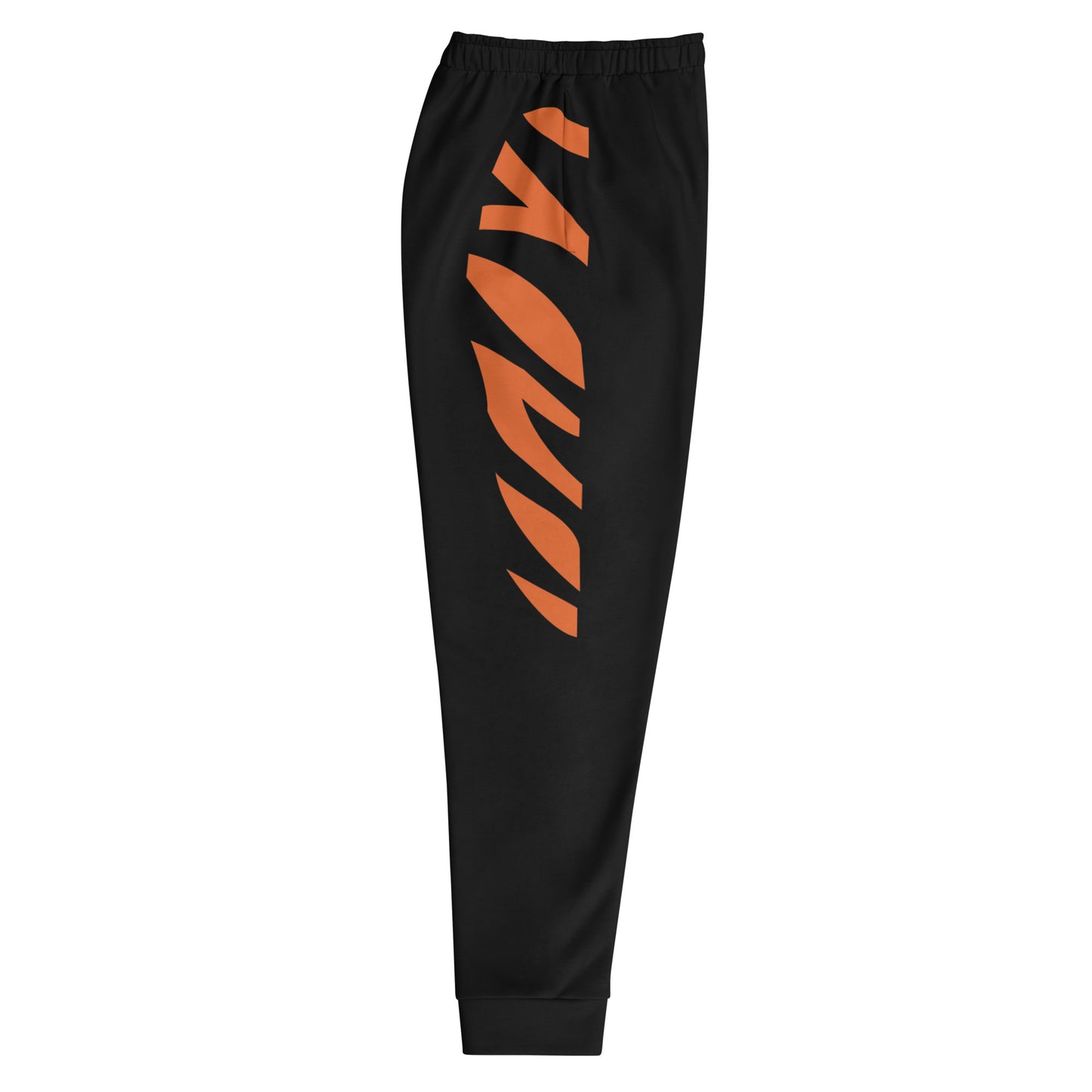 Cincinnati Men's Joggers/ Team Colors Black and Tiger Stripes/ Men's Football Style Sports Joggers