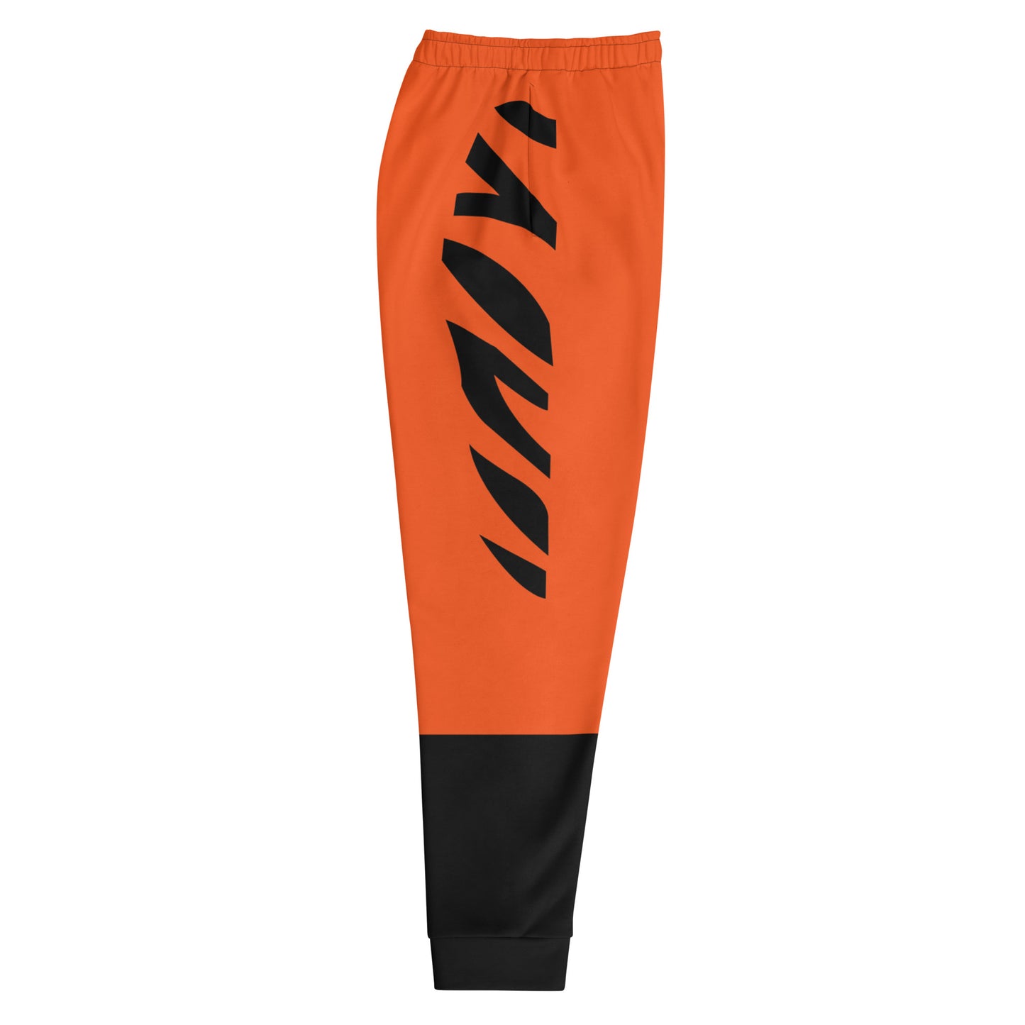 Cincinnati Men's Joggers/ Team Colors Orange With Black Tiger Stripes/ Black Bottom/Men's Football Style Sports Joggers