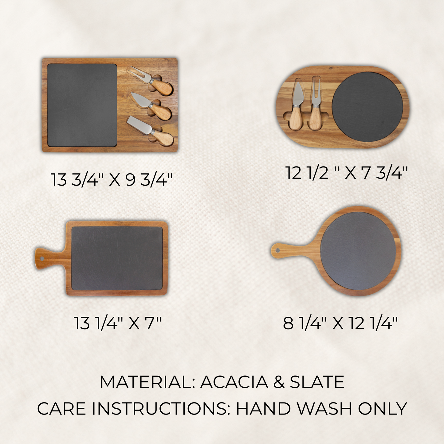 Personalized Acacia Wood Cheese Board Engraved On Slate/ Christmas Gift / Wedding Gift/ Birthday