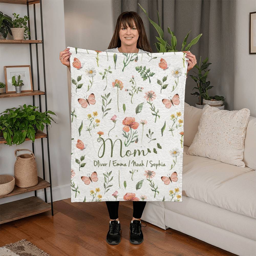 Sherpa Fleece and Mink Touch Fleece Blanket