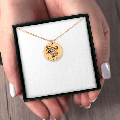 Dog Portrait Necklace