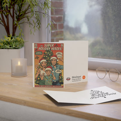 Funny Comic Style Christmas Card - Personalized Gift