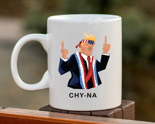 Funny Trump Chy-Na Mug/Donald Trump Mug/Gift For Trump Fans/Funny Trump Coffee Mug/Coffee Cup