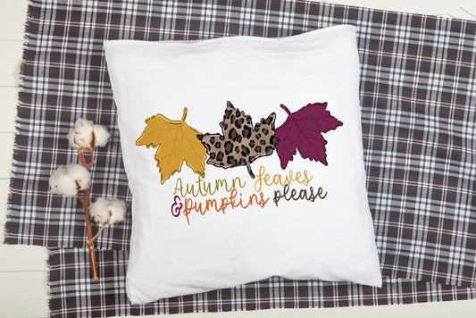 Autumn Leaves Pillow Case