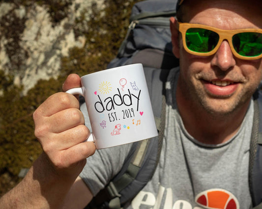 Personalized Established Daddy/Official Dad Now/White Mug/Father's Day Mug