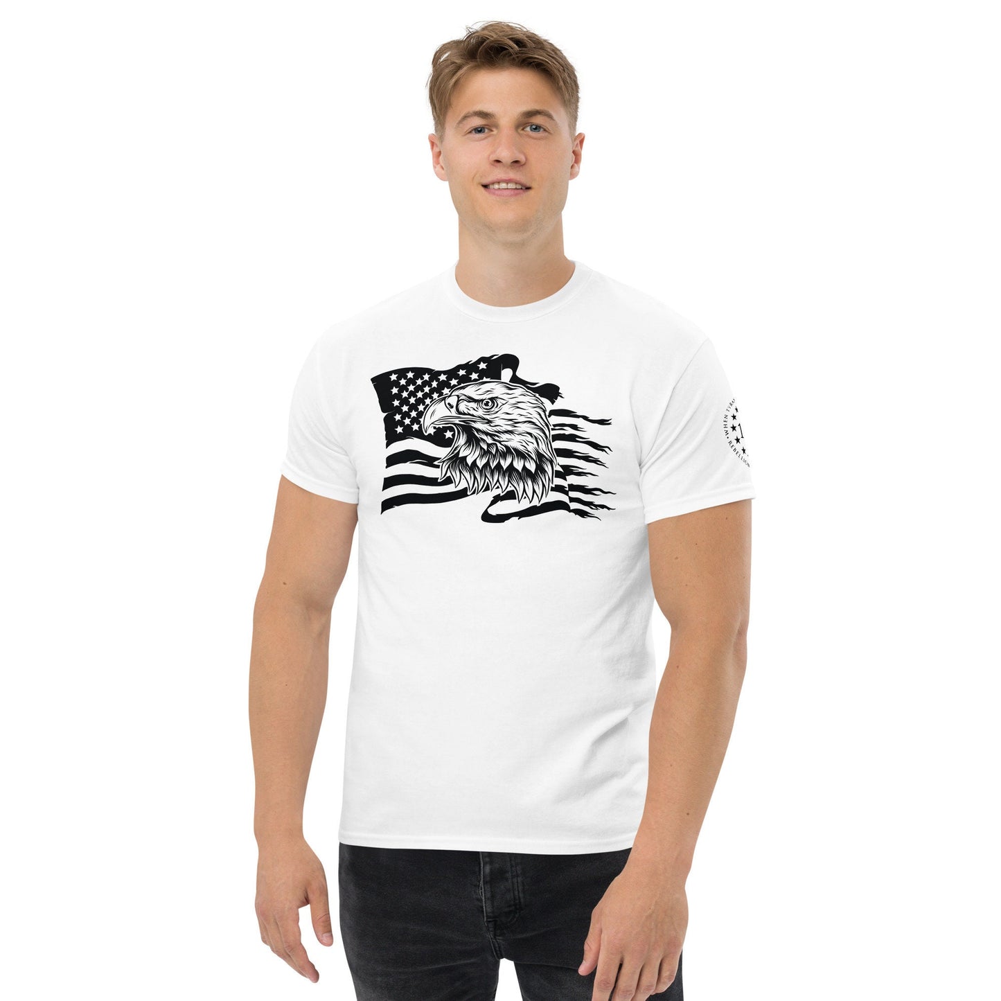 American Eagle/ 1776 We The People/ When Tyranny Becomes Law/ Rebellion Becomes Duty/ Men's Classic Tee