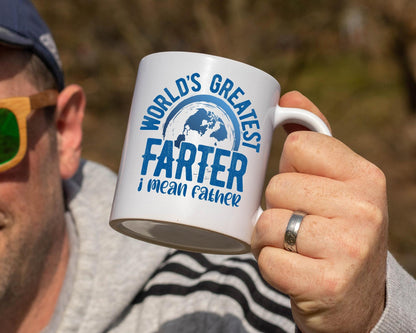 World's Greatest Farter Dad/White Mug