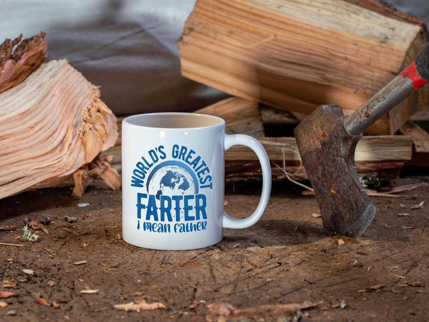 World's Greatest Farter Dad/White Mug