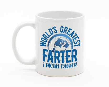 World's Greatest Farter Dad/White Mug