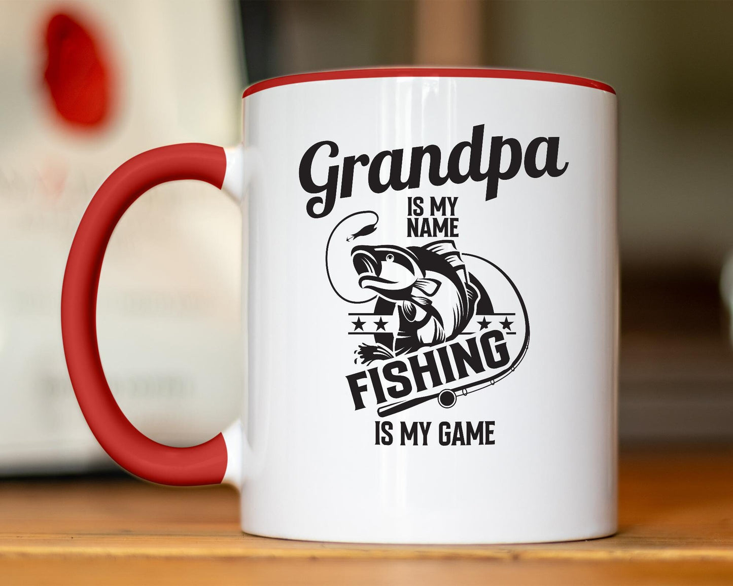 Grandpa Is My Name/ Fisherman Gift/ Christmas/ Birthday/ Grandpa Gift/ Fishing Grandpa Gift